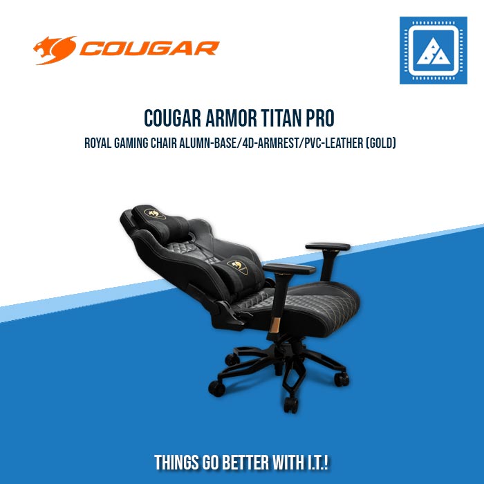 COUGAR ARMOR TITAN PRO GAMING CHAIR ALUMN-BASE/4D-ARMREST/PVC-LEATHER COUGAR ARMOR TITAN PRO GAMING CHAIR ALUMN-BASE/4D-ARMREST/PVC-LEATHER